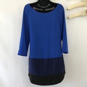 *4/$20* Express Royal Blue/Navy Blue/Black Dress